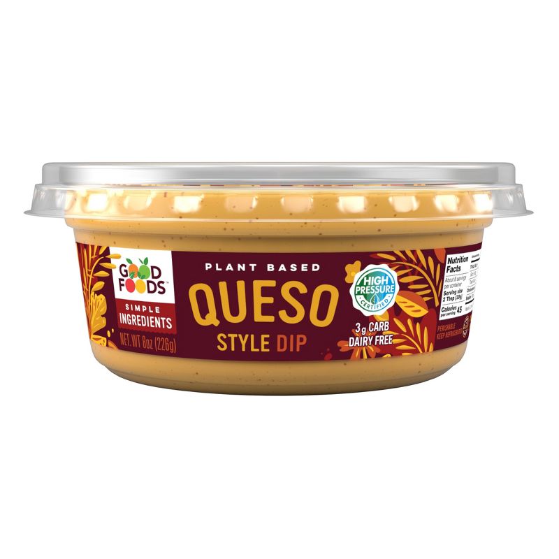 Good Foods Plant Based Queso Style Dip - 8oz, 3 of 11