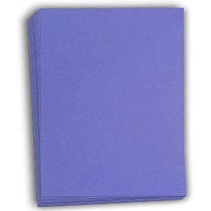 Hamilco Colored Cardstock Paper 11" x 17" Cornflower Blue Color Card Stock Paper 50 Pack - 1 of 4