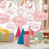 Big Dot of Happiness Pink Rose Gold Birthday - Happy Birthday Party Hanging Decor - Party Decoration Swirls - Set of 40 - 2 of 4