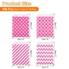 Unique Bargains Greaseproof Kraft Paper Environmentally Beneficial Durability Pastry Bags 100 Pcs - 2 of 4