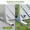 PexFix 72 in. x 47 in. Outdoor Privacy Rectangle Screen Galvanized Steel Panel Divider in White - 4 of 4