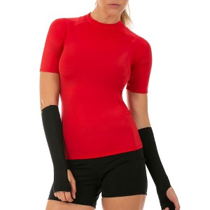 InstantFigure Activewear Compression Short Sleeve Top AWT025 - 1 of 4