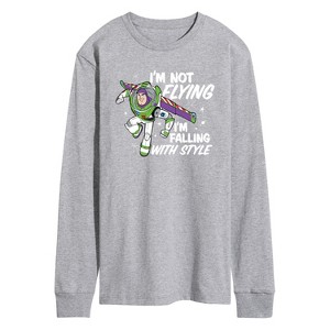 Men's - Disney - I'm Not Flying Long Sleeve Graphic T-Shirt - 1 of 4