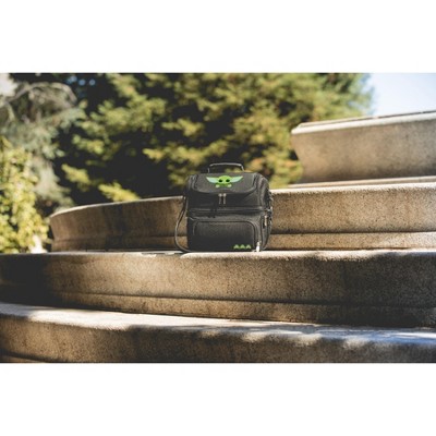 Oniva Mandalorian Grogu Frogs Pranzo Lunch Bag Cooler with Utensils in Black
