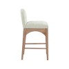 Meridian Furniture,Waldorf Mint Chenille Fabric Stool - 3 of 4