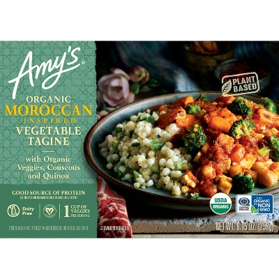 Amy&#39;s Organic Vegan Frozen Moroccan Vegetable Tagine - 9.15oz