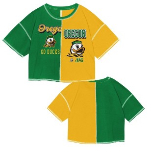 NCAA Oregon Ducks Girls' Fashion T-Shirt - 1 of 3