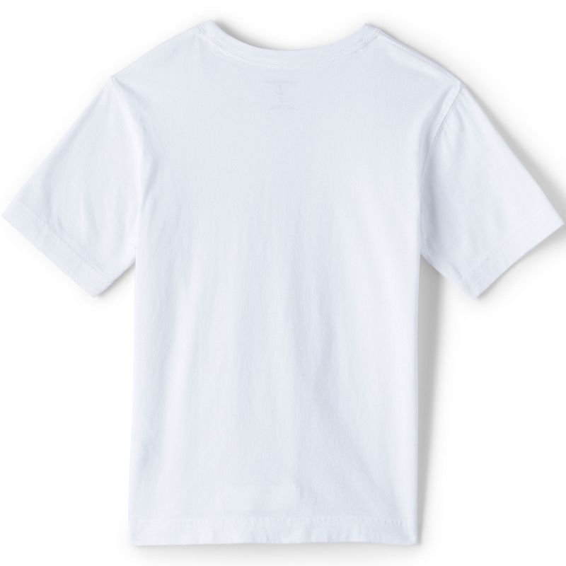 Lands' End School Uniform Kids Short Sleeve Essential T-shirt, 2 of 4