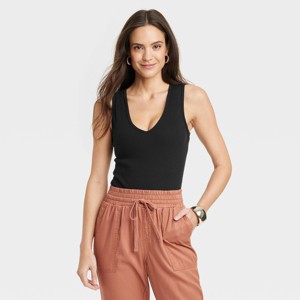 Women's Tank Bodysuit - A New Day™ - 1 of 3