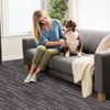 VEVOR Carpet Tiles Reusable 24x24 inch, 24 PCS Modular Carpet Square Rug, Commercial Floor Soft Padded for Seamless Cover 96sq.ft, Gray - 2 of 4