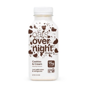 Oats Overnight Cookies and Cream Breakfast Shake - 2.2oz - 1 of 4