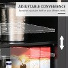 LunaLulinlk Modern Kitchen Storage Cabinet, Coffee Bar Cabinet with 2 Drawers, Doors and Adjustable Shelf, Black - 3 of 4