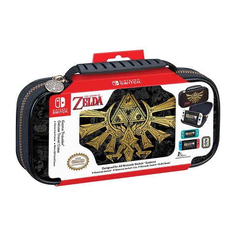 byrde Udsøgt velgørenhed Nintendo Switch Game Traveler Deluxe Case - The Legend Of Zelda Hyrule  Crest : Target