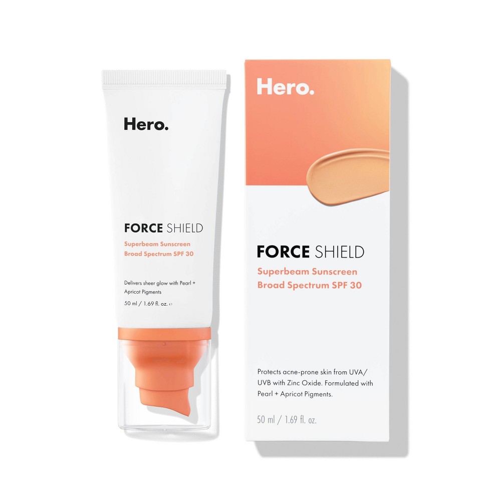 Photos - Sun Skin Care Hero Cosmetics Force Shield Apricot Sunscreen - SPF 30 - 1.69 fl oz