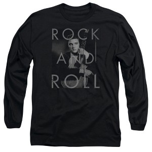 Men’s Elvis Presley Rock And Roll Long Sleeve T-Shirt - 1 of 4