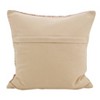 18"x18" Boho Diamond Square Throw Pillow Red - Saro Lifestyle: Cotton Blend, Indoor, Zipper Closure - 2 of 3