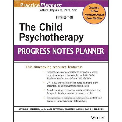 The Child Psychotherapy Progress Notes Planner - (PracticePlanners) 5th Edition (Paperback)