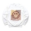 Simply Sage Market S.W.Smiley Fall Checkered Smiley Sweatshirt - 2 of 4