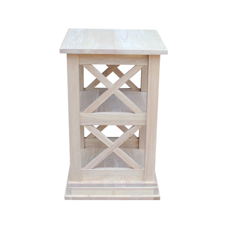 Hampton Accent Table with Shelves - International Concepts, 4 of 8
