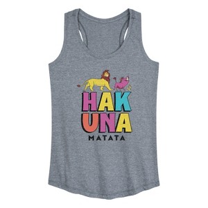 Women's - Disney - The Lion King Graphic Racerback Tank - 1 of 4