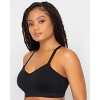 Curvy Couture Women's Plus Size Supportive Seamless Wirefree - 2 of 4