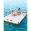 Portable Thicken Inflatable Pontoon Dock - Nonslip Floating Platform with Rope Ladder | Lake Beach Pool Accessories - 3 of 4