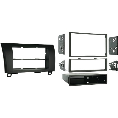 Metra® Single- or Double-DIN ISO Installation Kit for 2007 through 2013 Toyota® Tundra/Sequoia 2008 and Up in Black