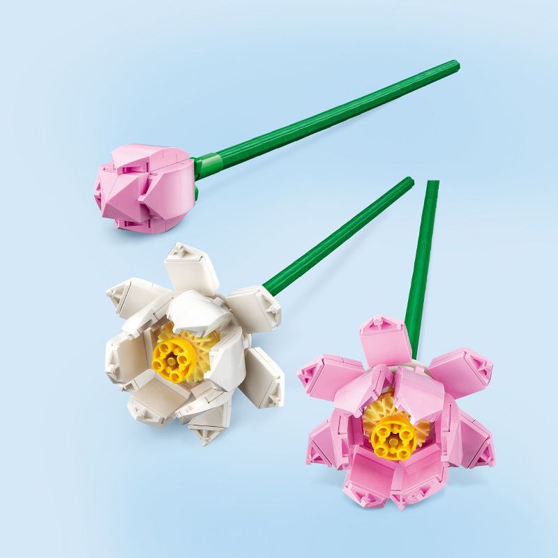 LEGO Lotus Flowers Building Toy Set 40647, 3 of 6