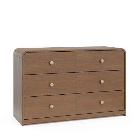 Storkcraft Santos 6 drawer Double Dresser Hazelnut Target