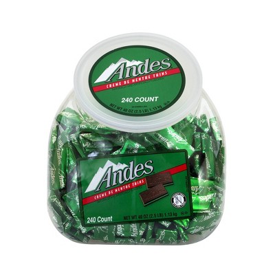 Andes Creme De Menthe Chocolate Mint Thins - 40oz/240ct : Target