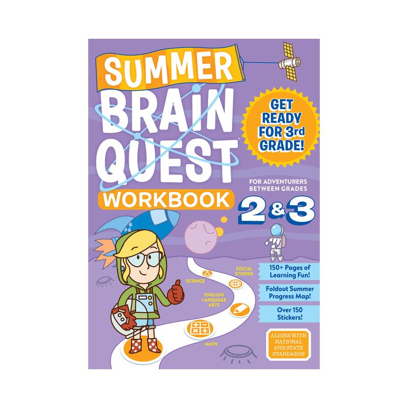 Summer Brain Quest : Between Grades 2 &#38; 3 (Paperback) - by Persephone Walker, 1 of 2