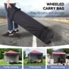 10 x 10 Pop Up Canopy, All Season Instant Canopy with 2 Sidewalls and Vented Roof, Wheeled Carry Bag and Sandbag for Camping, Picnic, Party - 3 of 4