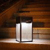 Techko Maid Solar Portable Outdoor Modern Lantern Matte Black - 2 of 4