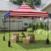 Outsunny 10' x 10' Canopy Cover with Weight Bags, UPF50+ Pop Up Canopy Replacement Top - 2 of 4