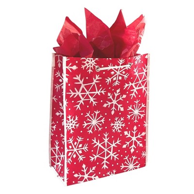 Large Snowflake Reusable Gift Bag - Garven