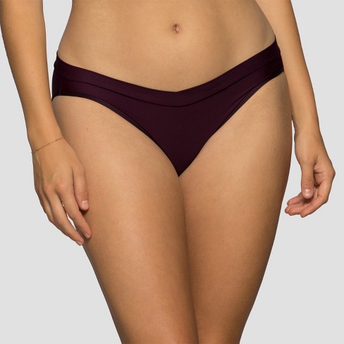 Vanity Fair Womens Beyond Comfort Silky Stretch Bikini 18291 - Sangria - 6  : Target