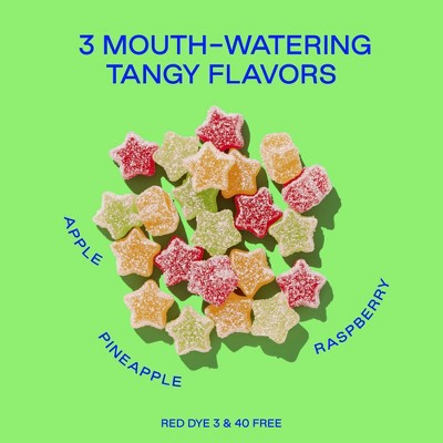 BEHAVE Raspberry Apple Pineapple Sour Candy Stars - 1.8oz