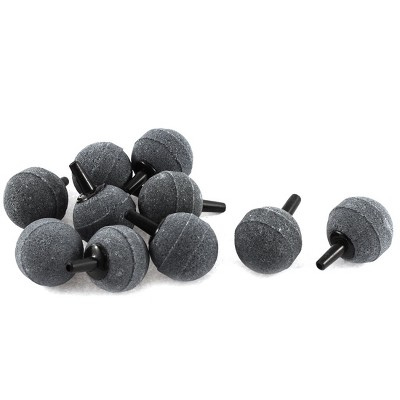 Unique Bargains Ball Design Fishbowl Aquarium Air Stone Airstone Bubble Release 1" Dia 10 Pcs