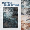 Nasitip Modern Abstract Area Rug for Living Room Bedroom Dining Room,Washable Folding Stain Resistant Easy Cleaning Low Pile Soft - 3 of 4