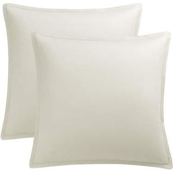 PiccoCasa Decorative Velvet Throw Pillow Covers Square Solid Cushion Pillow Cases 2 Pcs