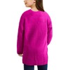 Cardigan for Girls Open Front Sweater Long Sleeve Loose Fit Sweater Jacket,Rose Pink - XL - 2 of 4