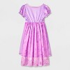 Toddler Girls' Disney Princess Rapunzel Fantasy NightGown - Purple - 2 of 4