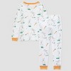Burt's Bees Baby® Kids' 2pc Rabbit Organic Cotton Long Sleeve Pajama Set - Orange  - image 2 of 2