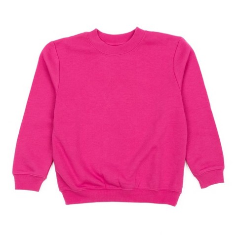 Leveret Kids Long Sleeve Sweatshirt Hot Pink 2 Year : Target