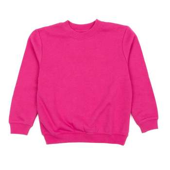 Leveret Kids Long Sleeve Classic Solid Color Sweatshirt