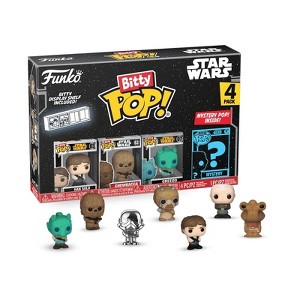 Funko Bitty POP! Star Wars 4-Pack – Han Solo, Chewbacca, Greedo & Mystery Mini Figure - 1 of 4