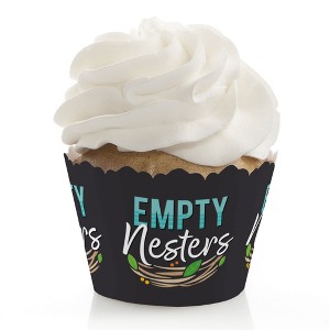 Big Dot of Happiness Empty Nesters - Empty Nest Party Decorations - Party Cupcake Wrappers - Set of 12 - 1 of 4
