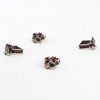 Saro Lifestyle Xmas Bell Napkin Ring, Red (Set of 4) - 2 of 3