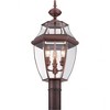 Quoizel Lighting Newbury 3 - Light Post Light in  Aged Copper - 3 of 3