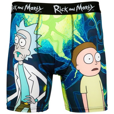 Mens Rick and Morty Disbelief Boxer Briefs